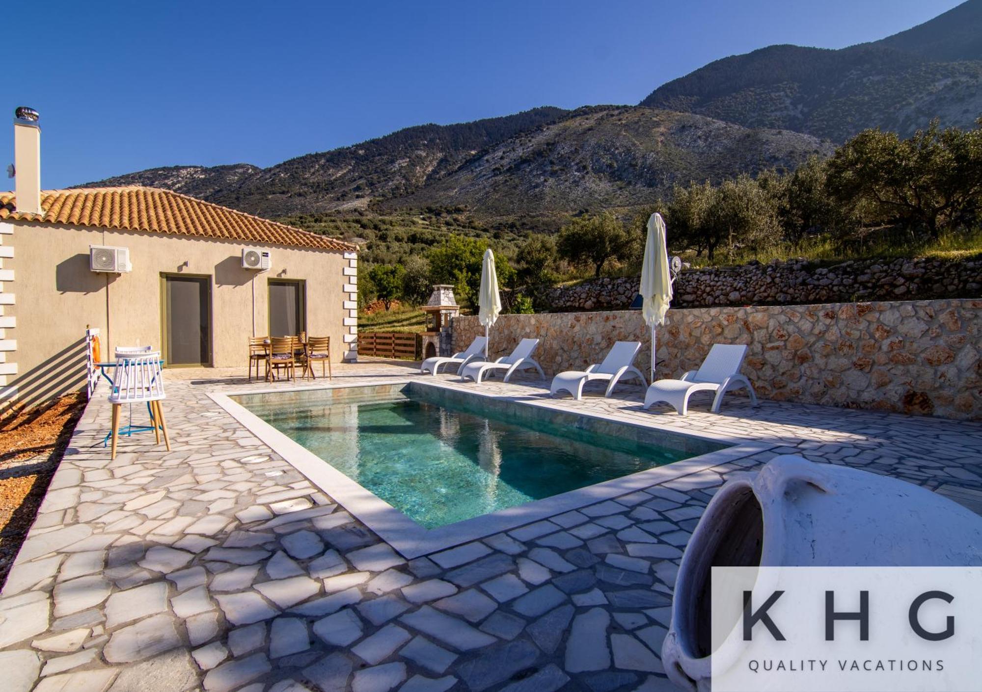 Skoumas Villa Surrounded By Olive Trees! Vlachata Buitenkant foto
