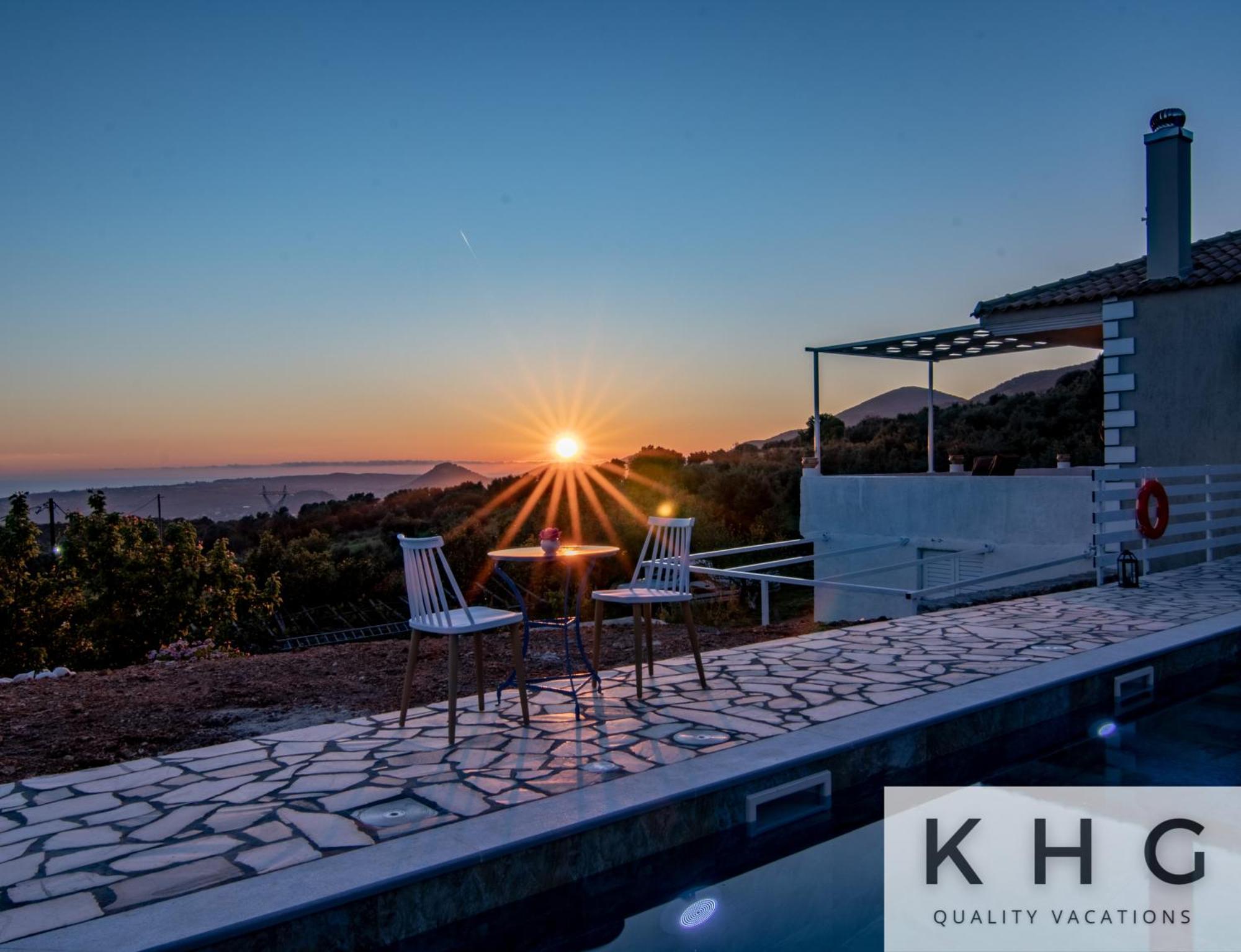 Skoumas Villa Surrounded By Olive Trees! Vlachata Buitenkant foto