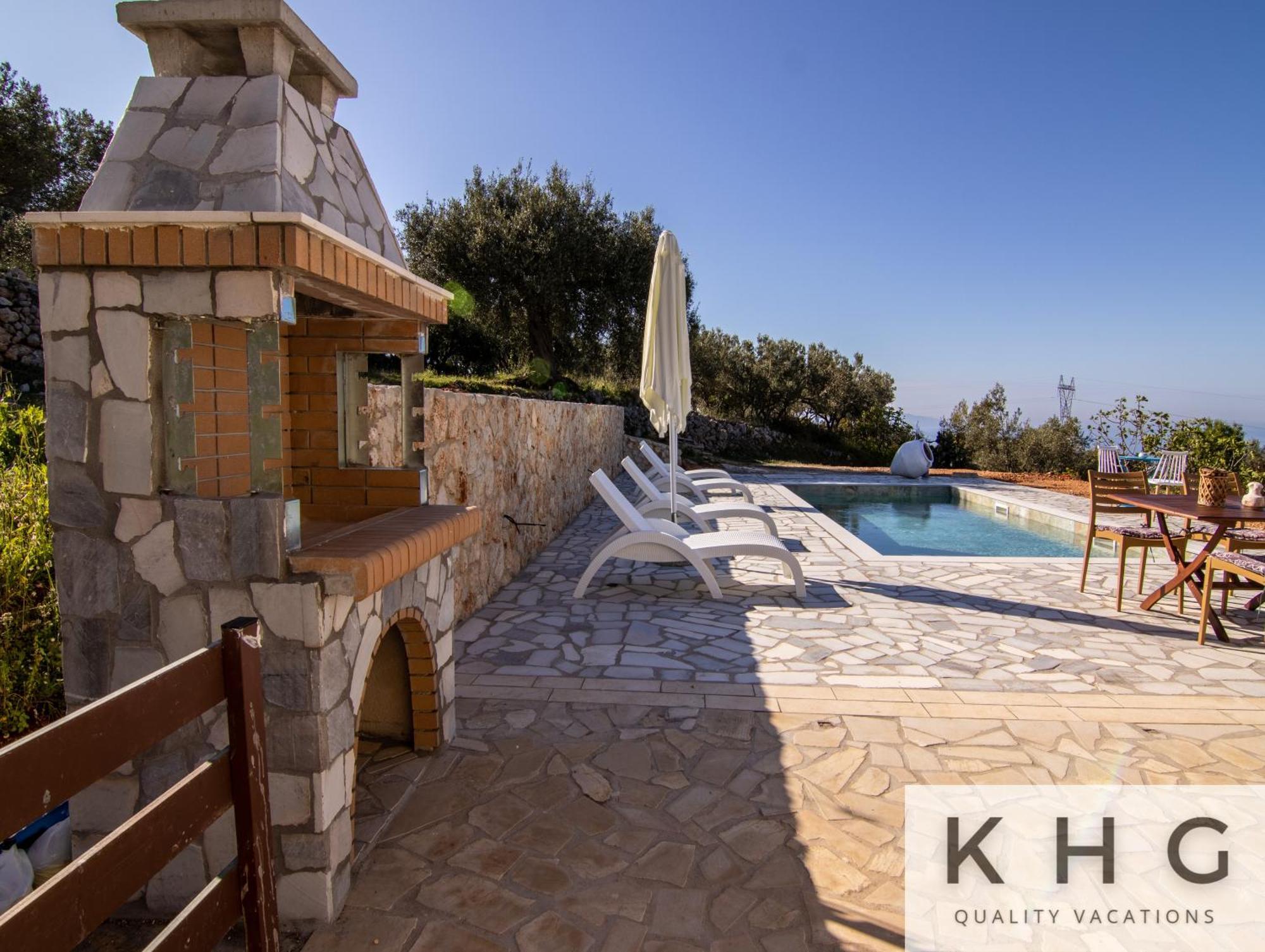 Skoumas Villa Surrounded By Olive Trees! Vlachata Buitenkant foto