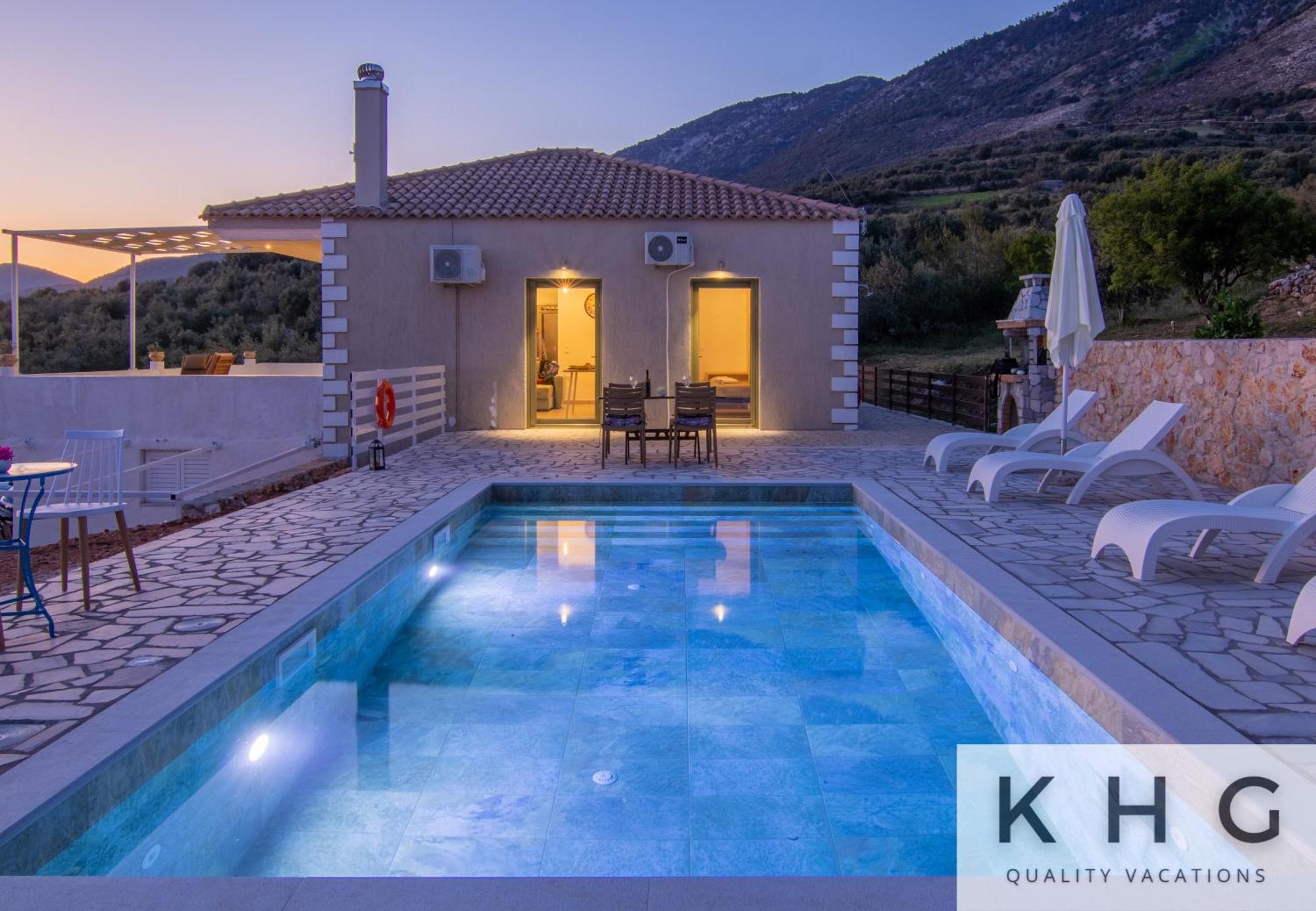 Skoumas Villa Surrounded By Olive Trees! Vlachata Buitenkant foto