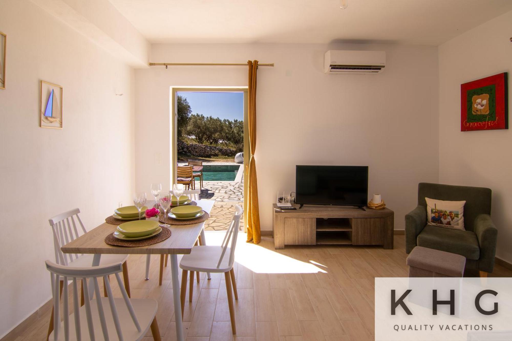 Skoumas Villa Surrounded By Olive Trees! Vlachata Buitenkant foto